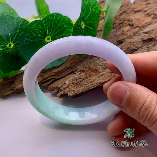 派瑞翡翠 翡翠手镯 糯种 绿色 商品图3