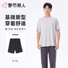 【代言人同款】都市丽人男士睡衣水光棉三件套家居服短袖短裤+长裤FHC2A1 商品缩略图1