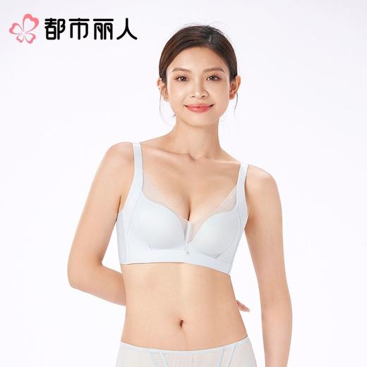 【代言人同款】都市丽人女士锁边塑身文胸3/4杯调整型树脂胶圈LJC4A8 商品图2