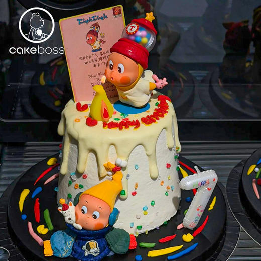 【私人订制】星星人主题系列水果奶油生日蛋糕 商品图3