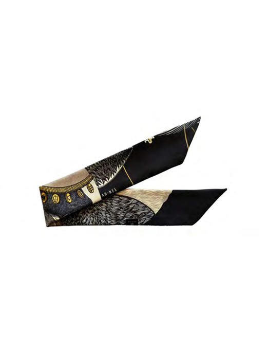 北京仓｜AN-NEE-BONOEIL-黑色 波西米亚4cm 丝巾装饰扣手镯［法国设计师］ 商品图1