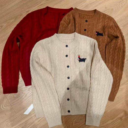 【预售7天】良木礼山羊绒开衫（D251102234F） 商品图0