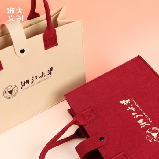 浙江大学标识系列毛毡托特包 商品图3