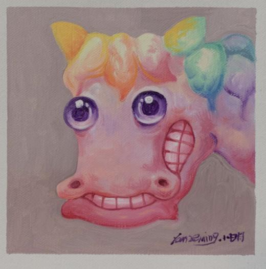 严泽明《开心的小马》原作 商品图0