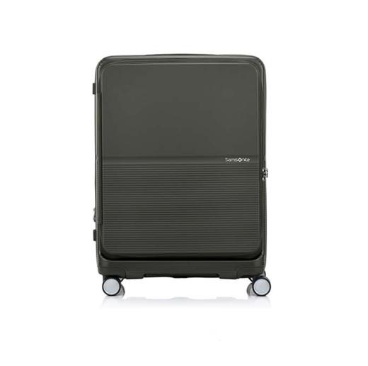 新秀丽FLATFORM系列PC材质前开口一体深仓可扩容拉杆箱UM0 商品图1