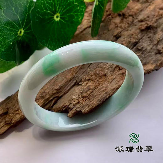派瑞翡翠 翡翠手镯 糯种 绿色 商品图0