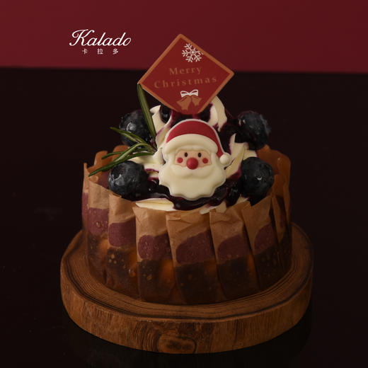 蓝莓雪顶巴斯克（圣诞款） 商品图0