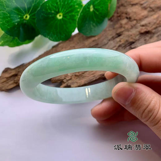 派瑞翡翠 翡翠手镯 糯种 绿色 商品图2