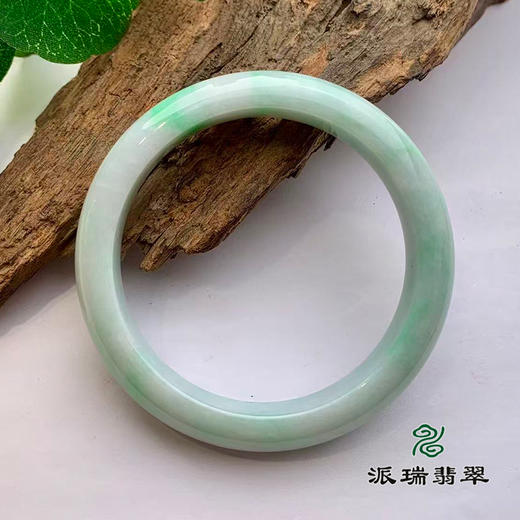 派瑞翡翠 翡翠手镯 糯种 绿色 商品图1
