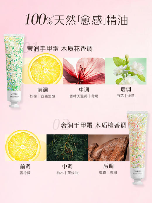 【第二支半价】养生堂纤柔莹润精油手甲霜保湿紧致奢润滋润呵护手部护理30g 商品图3