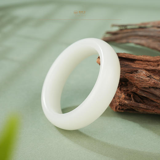 【芸慕】羊脂白玉手镯 商品图4