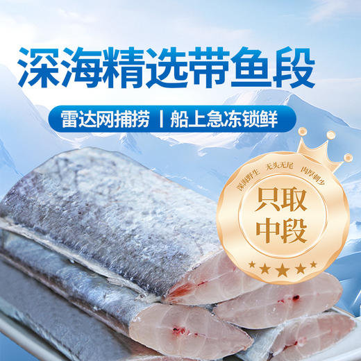 【现货-甄选同款】东海带鱼中段家庭量贩装1800g 商品图4
