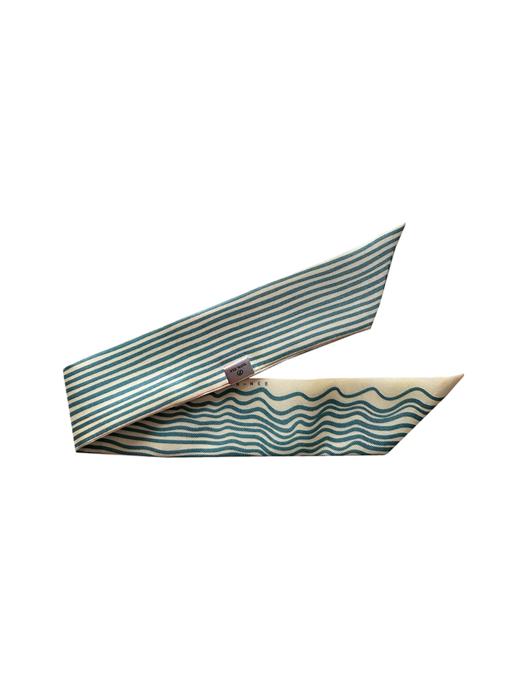 北京仓｜AN-NEE-Marinièr-条纹 米白 4cm 腕巾［法国设计师］ 商品图0