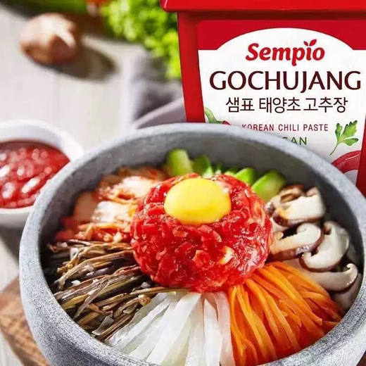 膳府太阳草辣椒酱500g 韩国调味酱辣酱微辣拌饭炒年糕酱/031255 商品图1