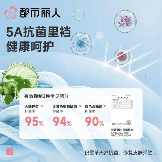 都市丽人男士男士内裤100S棉平角裤贴合棉平角FKCH12 商品图4