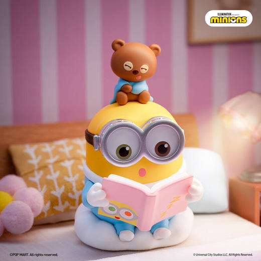 POP MART泡泡玛特小黄人BOB和TIM的睡前幻想故事系列手办盲盒 商品图5