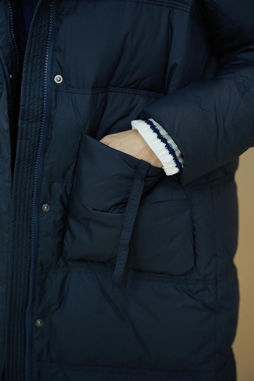 安诺	Sakura Sprite【小太阳羽绒服】 设计感口袋连帽一手长羽绒服LDWGY115 商品图10