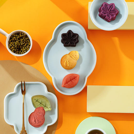 饽饽房绿豆糕点下午茶传统点心夏季解暑佳品多口味组合礼盒送人礼物伴手礼清甜不腻入口即化 绿豆糕点 商品图2