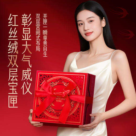 【直发】贡苑-255g藏红花燕窝西洋参红参石斛羊肚菌黑枸杞灵芝组合 商品图1