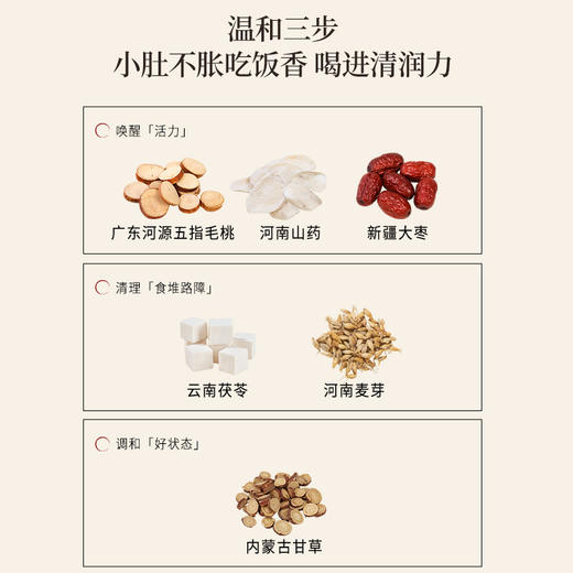 正安国·五指毛桃乐儿饮  桑棋果助力甘甜清爽 温润细养 商品图2