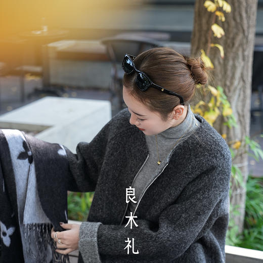 【部分现货】良木礼骆马绒外套（Q8106） 商品图4