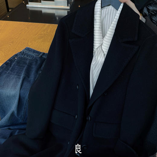 【特价不退换】【现货】良木礼山羊绒长款大衣（2681） 商品图7