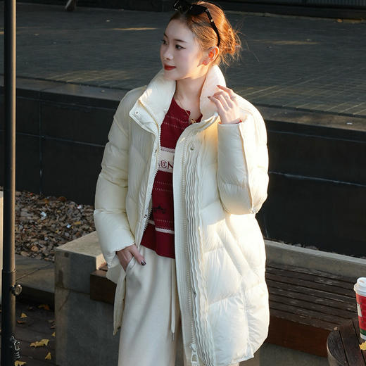 【特价不退换】【预售7天】良木礼中长款羽绒服（D251102314） 商品图3