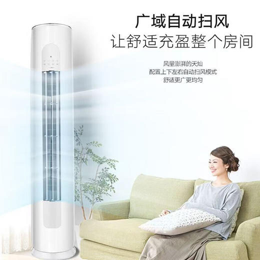 【格力】空调_新能效一级能效 变频冷暖 自清洁 客厅圆柱空调立式柜机 2匹 一级能效 天灿_KFR-50LW/(50504)FNhAc-B1【佛山】 商品图2