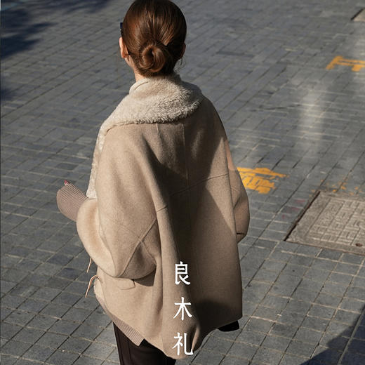 【部分现货】良木礼山羊绒翻领外套（D8148F） 商品图3