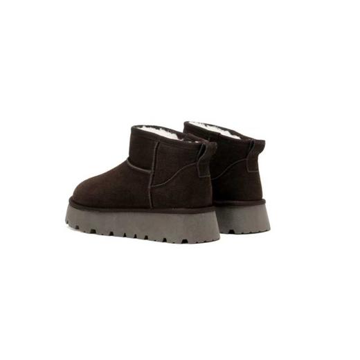 西村名物2025年冬季新款厚底防滑保暖舒适毛绒内里雪地靴毛毛鞋X25DS49981 商品图5