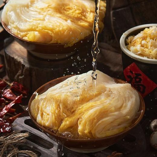 【严选】沈阳直发 东北整颗酸白菜 口感脆爽 炖菜包子饺子拌馅料 4袋/箱 （3-5斤/袋）（厂家直发） 商品图4