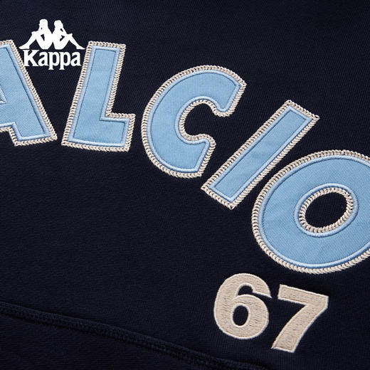 Kappa 针织套头衫女2025新款连帽卫衣字母休闲上衣男潮K0GW2MT01 商品图3