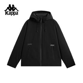 Kappa 户外连帽羽绒服2025新款男保暖加厚宽松运动外套K0G12YY40