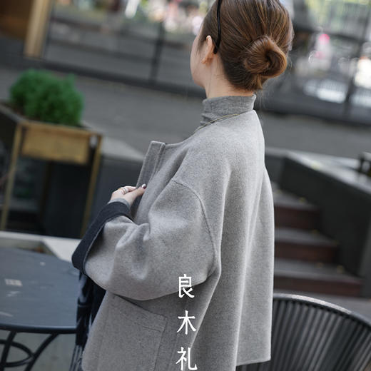 【特价不退换】【预售7天】良木礼山羊绒短大衣（D25102803） 商品图4