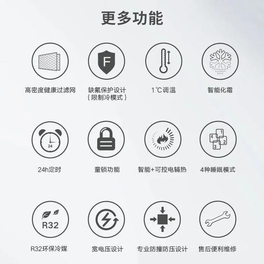 【格力】空调_天灿 新一级能效 壁挂式 冷暖 自清洁挂机 大1匹 一级能效_KFR-26GW/(26504)FNhAc-B1【佛山】 商品图5