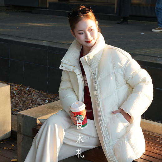【特价不退换】【预售7天】良木礼中长款羽绒服（D251102314） 商品图1
