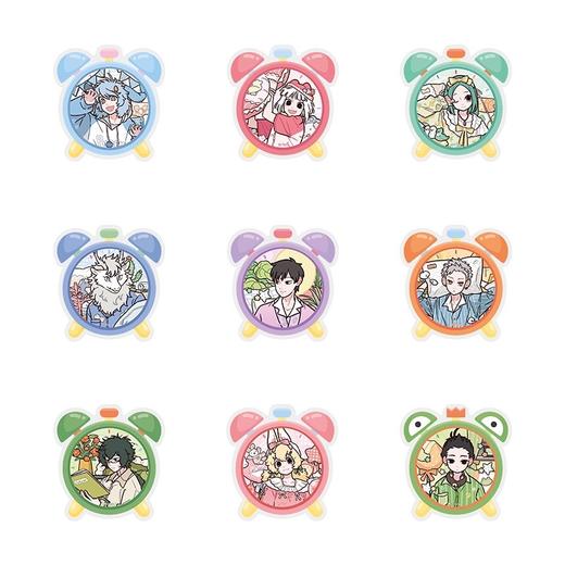 非人哉 睡衣派对系列 亚克力冰箱贴 全9种 8包/盒 国谷 商品图0