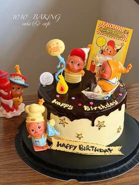 「星星人·Twinkle3.0」100%动物奶油·气球摘星星大厨星星人公仔/非正版盲盒（附图6寸·提前8小时预订）