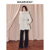MAXRIENY优雅浪漫狐狸毛条立领收腰羽绒服女25冬款系带保暖外套(货号:MF86DC503) 商品缩略图1