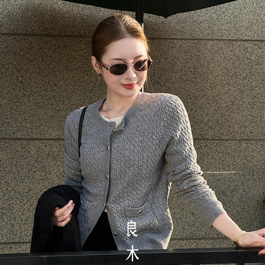 良木礼山羊绒开衫（D25103420） 商品图4