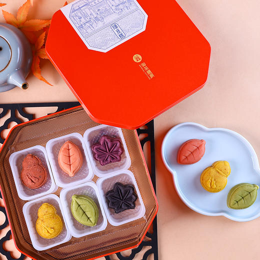 饽饽房绿豆糕点下午茶传统点心夏季解暑佳品多口味组合礼盒送人礼物伴手礼清甜不腻入口即化 绿豆糕点 商品图0