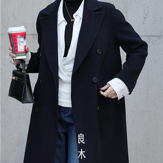 【特价不退换】【现货】良木礼山羊绒长款大衣（2681） 商品图4