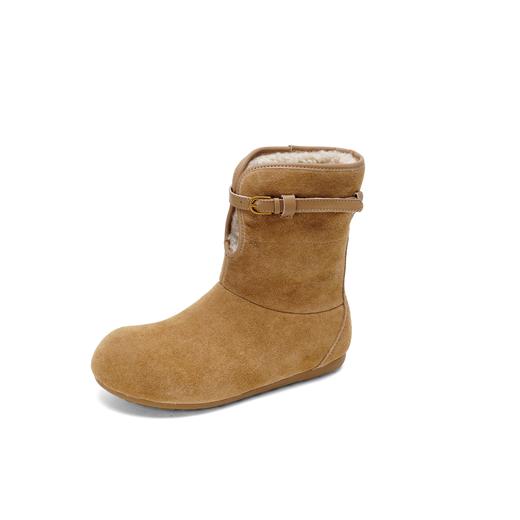 西村名物2025年冬季新款厚底防滑舒适毛绒内地雪地靴毛毛鞋X25DS40141 商品图11