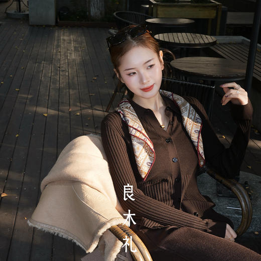 【部分现货】良木礼羊毛翻领上衣（D25103898） 商品图2