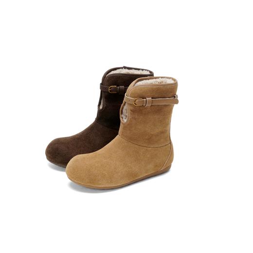 西村名物2025年冬季新款厚底防滑舒适毛绒内地雪地靴毛毛鞋X25DS40141 商品图0