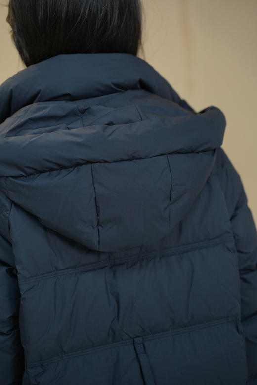 安诺	Sakura Sprite【小太阳羽绒服】 设计感口袋连帽一手长羽绒服LDWGY115 商品图9