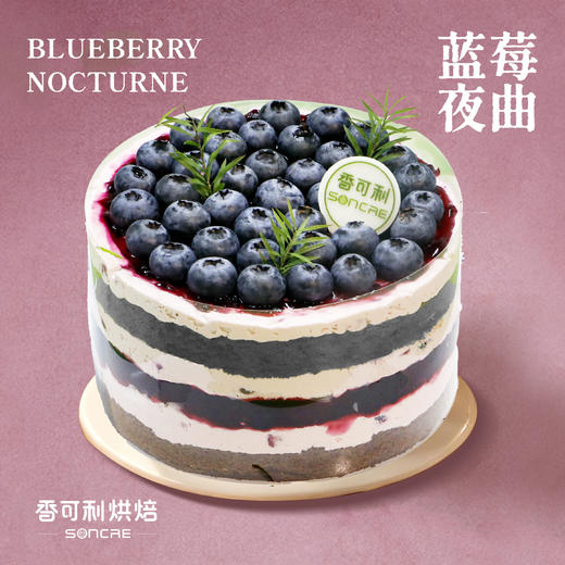 蓝莓夜曲蛋糕 商品图0