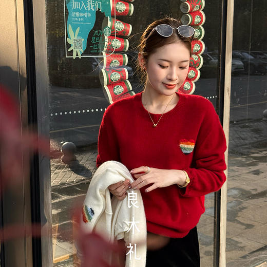 【特价不退换】【预售7天】良木礼山羊绒上衣（D251101806F） 商品图1