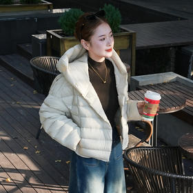 【特价不退换】【预售7天】良木礼短款连帽鹅绒服（D258352）