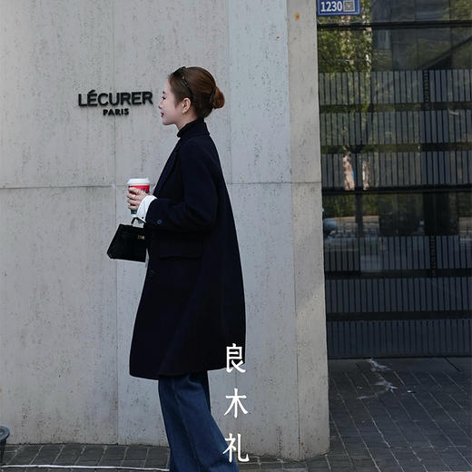 【特价不退换】【现货】良木礼山羊绒长款大衣（2681） 商品图2